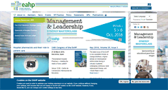 Desktop Screenshot of eahp.eu